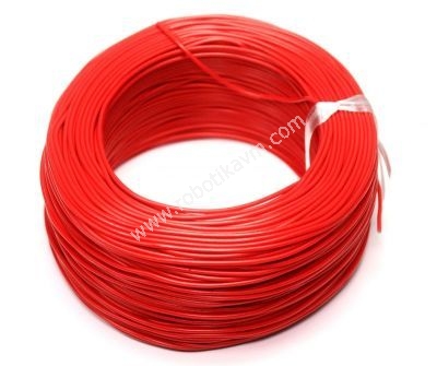 100 Metre ok Damarl Montaj Kablosu 24AWG - Krmz