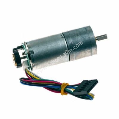 12V-25mm-1030-Rpm-Enkoderli-Yuksek-Guclu-9.7-1-Reduktorlu-DC-Motor---PL-3214