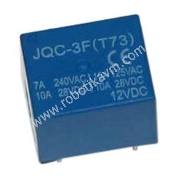 12V 7A Tek Kontak Rle - JQC-3F(T73)-12VDC