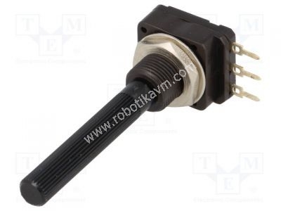 WH0162-2-30T-L45-B22K-Plastik-Siyah-Potansiyometre