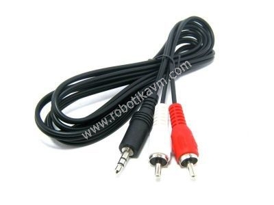 3.5mm Stereo Erkek/RCA Erkek Ses Kablosu (1.5m)