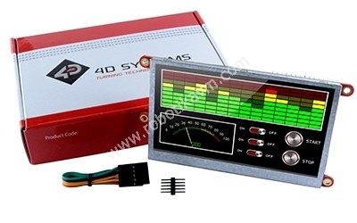 4.3 in Arduino ve RPi Uyumlu Dokunmatik LCD Ekran - uLCD-43DT