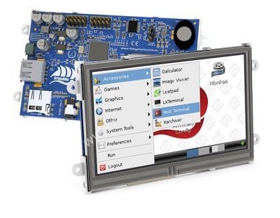 4D Systems Armadillo-43T Dahili Dokunmatik Ekranl Bilgisayar