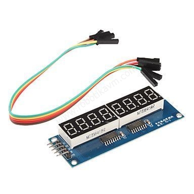 8 Karakter 7 Segment Seri Display