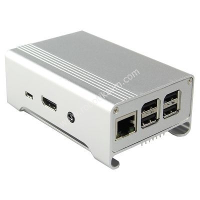 Aluminyum-Raspberry-Pi-B+-2-3-Kutusu-(Gri)