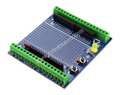 Arduino Proto Screw Shield Kit R3 - Lehimsiz