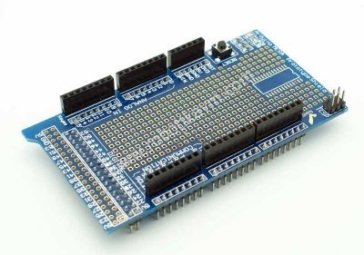 Mini Breadboardlu Arduino Mega 2560 R3 Proto Shield Kiti