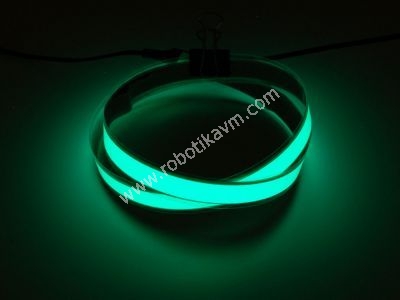 EL-Wire-serit-Bant---Yesil,-1m,-cift-Konektor---AF446