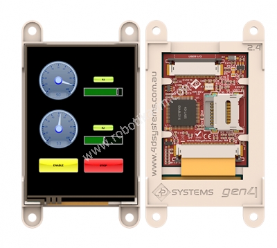 gen4 2.4" Dokunmatik, erevesiz TFT LCD Ekran - gen4-uLCD-24DT