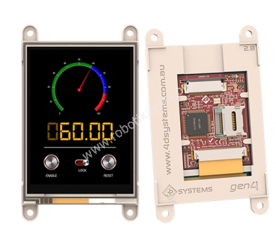 gen4 3.2" Dokunmatik, erevesiz TFT LCD Ekran - gen4-uLCD-32DT