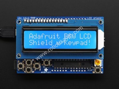 LCD Shield Kit w/ 16x2 Character Display (Mavi - Beyaz)