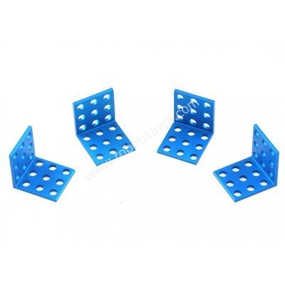 Makeblock-3x3-Tutacak-Mavi-(4-Adet)--Bracket-3x3---Blue-(4-Pack)---61500