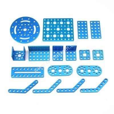 Makeblock-Baglanti-Parcalari-Paketi---Bracket-Robot-Pack---Blue---95045