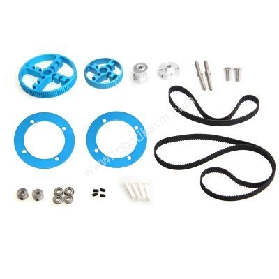 Makeblock-Triger-Kayisi-ve-Kasnak-Seti---Timing-Belt-Motion-Pack---Blue---95040