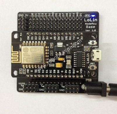 NodeMCU LoLin ESP8266 Base Shield - NodeMCU CH340 Uyumlu