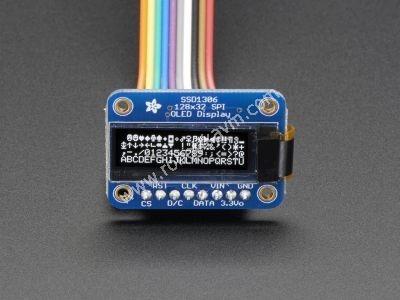 OLED Siyah-Beyaz 1" Ekran Modl - Monochrome 128x32 SPI OLED graphic display