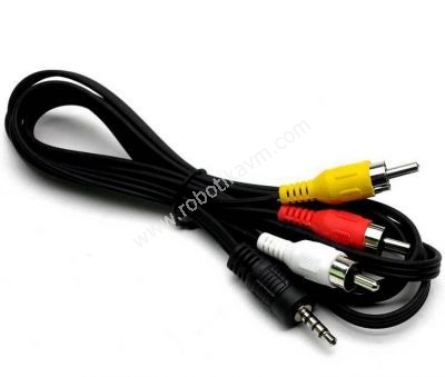 Orange Pi iin 3.5mm'den / 3 RCA Ses ve Grnt Kablosu