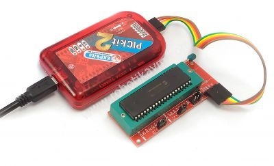 Pickit 2 Mini + Zif Adaptr PIC Programlayc