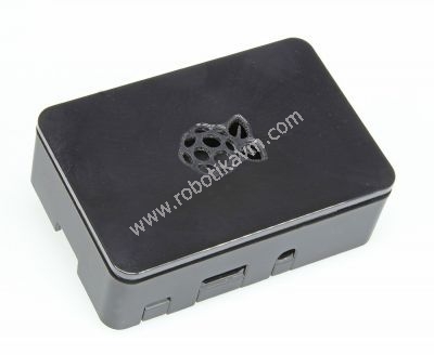 Raspberry Pi B+/2/3 Siyah Muhafaza Kutusu - Pi 2/B+ Black Case