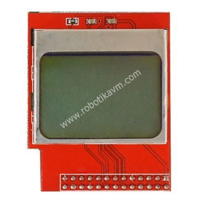 Raspberry Pi 3/2/B+/B PCD8544 LCD Shield-CPU/RAM Grntleyici