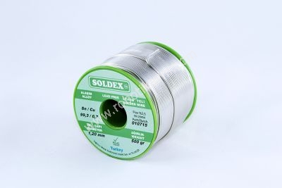 Soldex-0.75-mm-200-gr-Kursunsuz-Lehim-Teli-(-yuzde-99,3-Sn----yuzde-0,7-Cu)