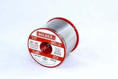 Soldex 0.75 mm 500 gr Lehim Teli (%60 Sn / %40 Pb)