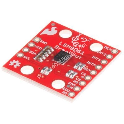 SparkFun 9 DOF IMU - 9 Degrees of Freedom IMU Breakout - LSM9DS1